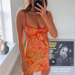 Zara Orange Mini Dress